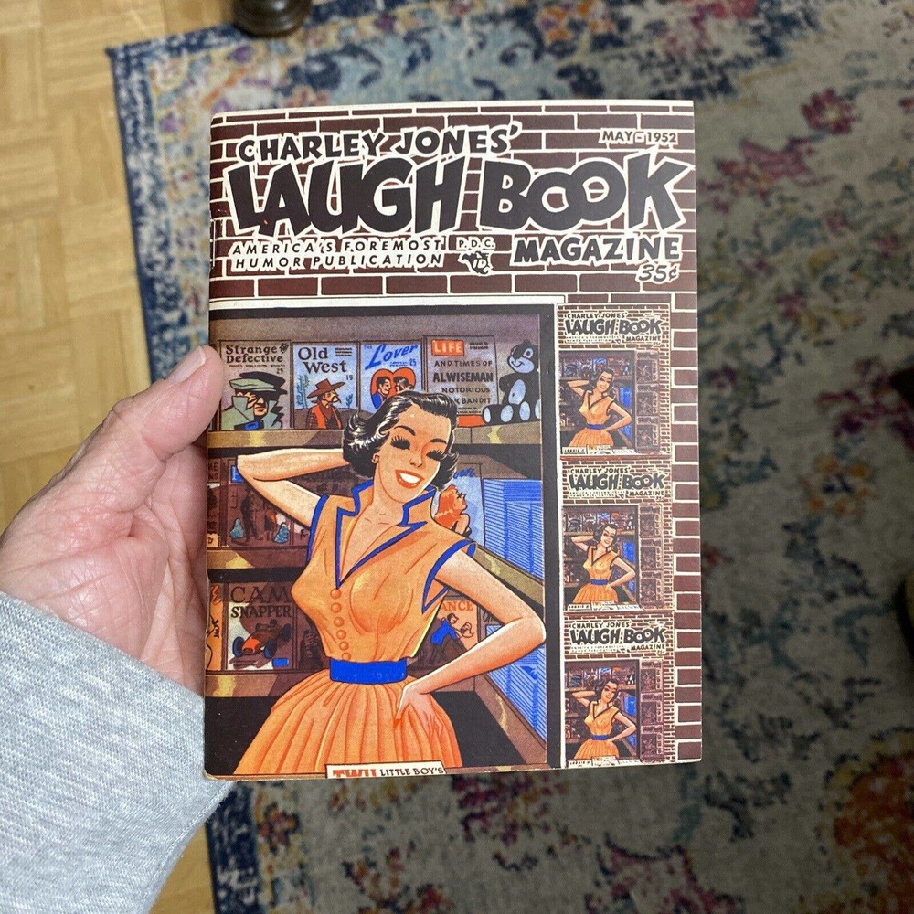 CHARLEY JONES' LAUGH BOOK MAGAZINE MAY 1952 Vol 7 #10 and NOV 1955 Vol 11 #4